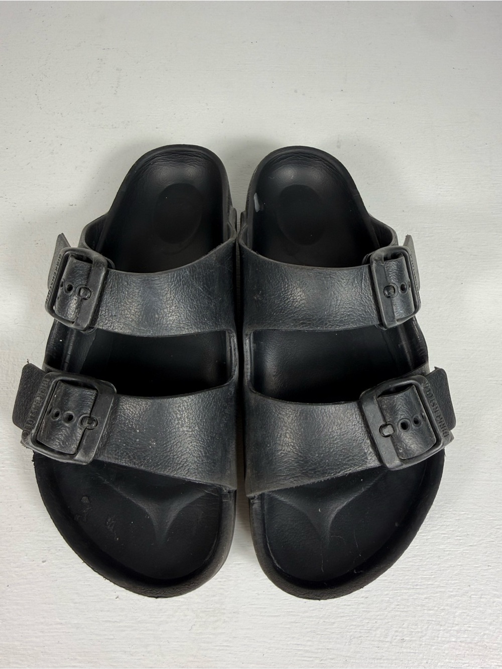 Birkenstock Kids Black Double Buckle EVA Sandals